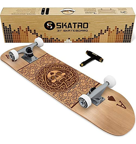 Skatro - Pro Skateboard 31  Skateboard Completo. Skate Board