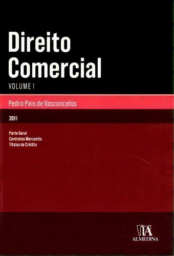 Direito Comercial, De Vasconcelos De. Editora Almedina Em Português