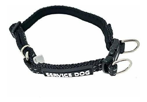 Albcorp Reflective Service Dog Collar - Patch De Goma P5klj