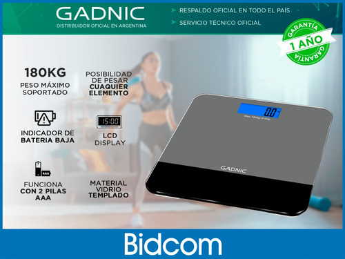 Balanza Corporal De Baño Digital Profesional G02 Kilos Salud