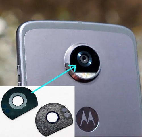 Imagen 2 de 2 de Lente Glass Luna Camara Repuesto Para Motorola Moto Z2 Play