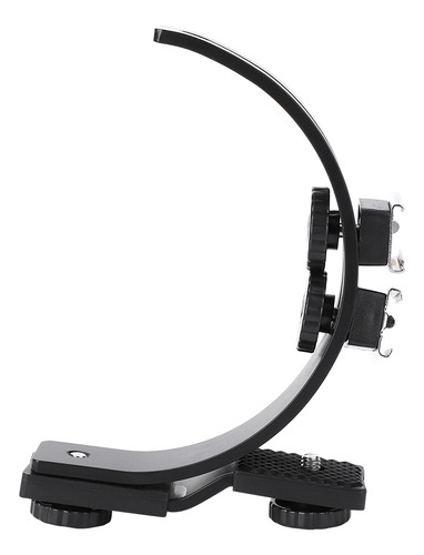 Suporte Duplo Para Sapatos Flash Mount C Shape C Para Dv