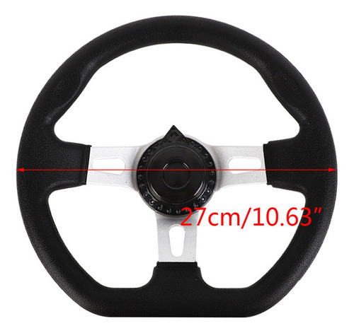 Volante Kart 110cc Pu Foam 270 Mm, Forte, Compatível Com