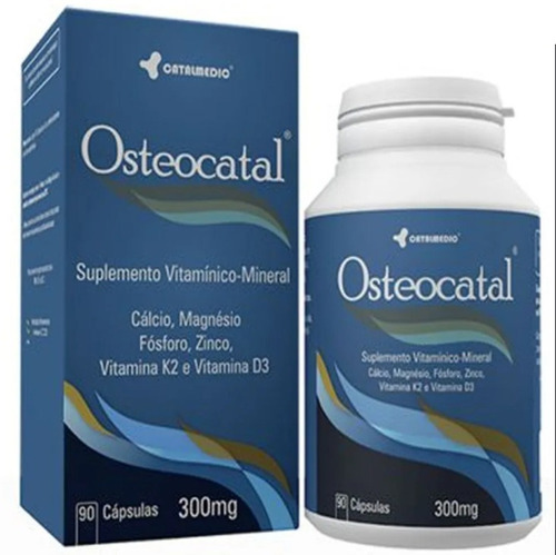 Osteocatal Bisglicinato Magnesio + Zinco + K2 + Silicio D3 Sabor Neutro