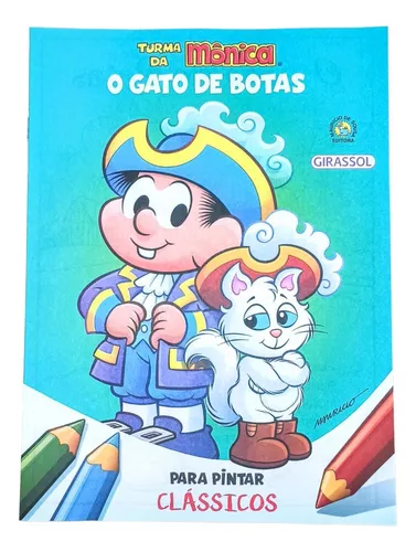 Livro Para Pintar Turma Da Monica Lembrancinha Festa Kit 10v