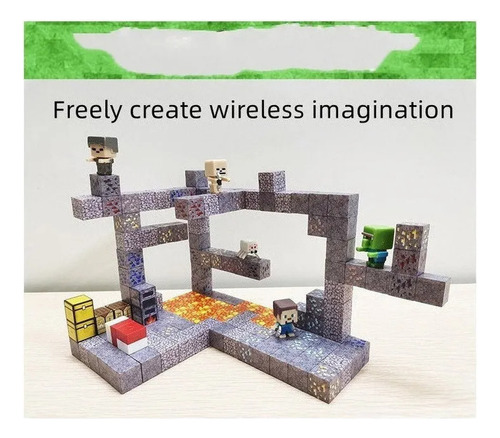 Juguetes De Bloques De Construcción De Minecraft De 120 Unid