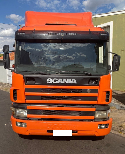 Imagem 2 de 15 de Scania- P340- 4x2 - 2006/06-laranja- Oportunidade Única