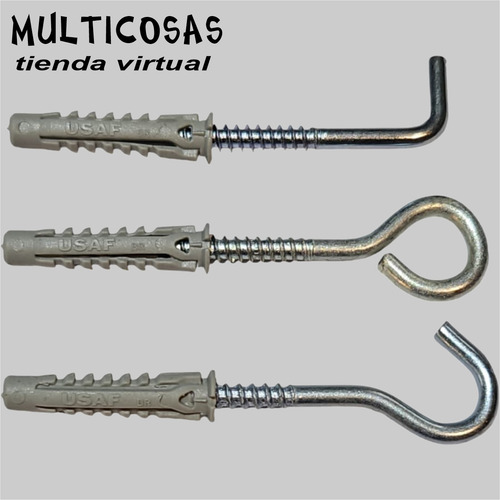 Pack 30 Tornillos Pitones + 30 Tacos No 6 Para Pared