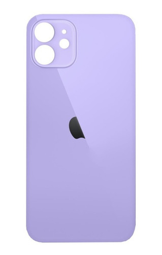 Tapa Cristal Trasero Apple iPhone 12 Color Morado Nuevo