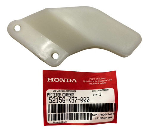 Protetor Guia Corrente Nx400 Falcon 1999-2008 Original Honda