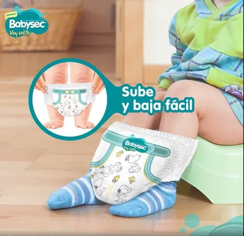 Pañales De Bebé Babysec Voy Solito 18 Un Xg/xxg Extra Grande (xg) Sin Género
