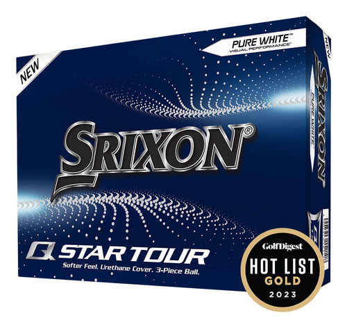 Pelotas Golf Srixon Q Star Tour2 Blanca X12 Color Blanco