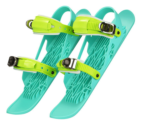 Minipatines De Esquí Cortos Con Cuchillas De Nieve Ajustable