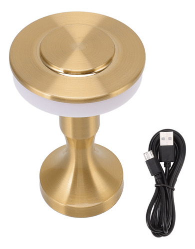 Lámpara De Mesa Led Portátil Sensor Táctil 3 Temperaturas De