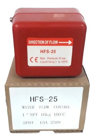 Flow Switch Hfs-25 Sensor De Flujo Electro Mecanico