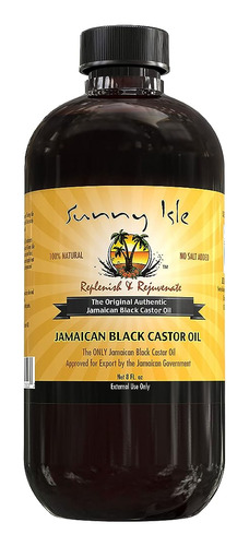 Sunny Isle Jamaican Black Castor Oil 8oz - Botella De Plásti
