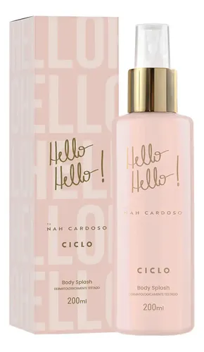 Body Splash Hello Hello Ciclo by Nah Cardoso 200ml
