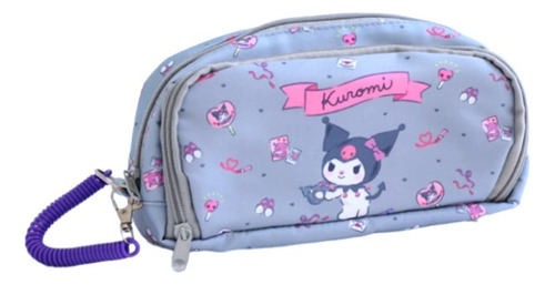 Estuches De Kuromi Con 2 Compartimientos Para Lápices 