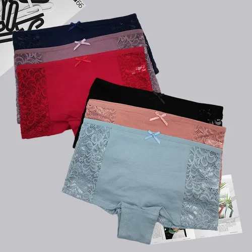 Set De 6 Boxers Cacheteros De Encaje Trasero Sexy Ake&linakl | MercadoLibre