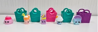 Muñecos Shopkins - 5 Muñecos Con Canastas - Originales Moose