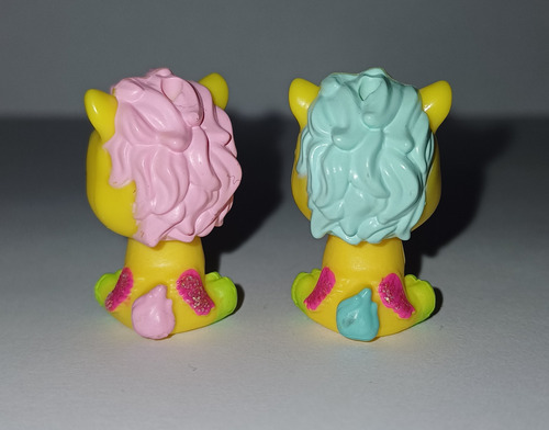 Figura Hatchimals Ponnette Gemelos Ponys Amarillos (Usado)