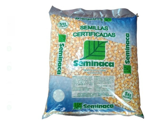 Semilla De Maíz Amarillo, 88% De Germinación, 5 Kg.