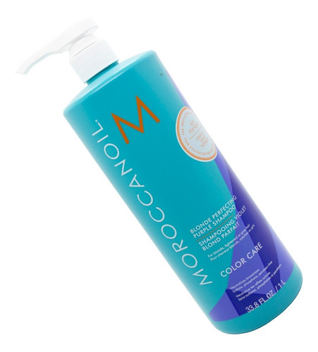 Moroccanoil Color Care Shampoo Silver Matizador Rubios 1l 3c