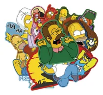 Comprar 30 Stickers Los Simpsons Resistentes Al Agua Premium Vinilo