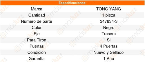Defensa Tong Yang Trasera Mazda 3 14_18