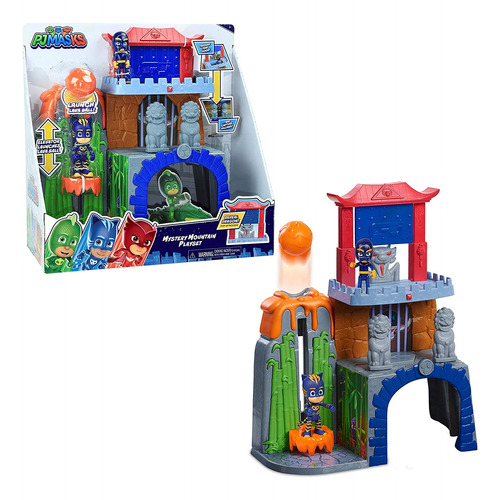 Set De Juego Mystery Mountain De Pj Masks - Mailer Marrón