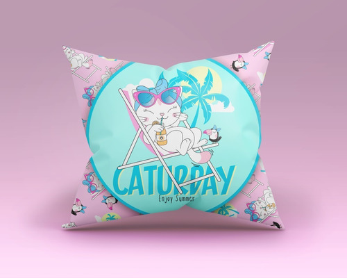 Plantillas Para Sublimar Almohadones Gatos Gatitos P276