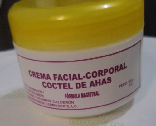 Crema Cóctel De Ahas Despigmentante Blanqueador