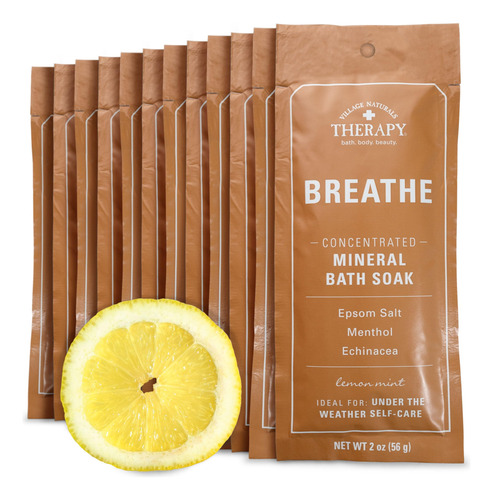 Village Naturals Therapy Breathe - Remojo Concentrado De Ban