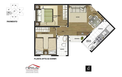 Imagem 22 de 23 de Apartamento À Venda, 44 M² Por R$ 225.000,00 - Condomínio Reserva João Aranha - Paulínia/sp - Ap0595