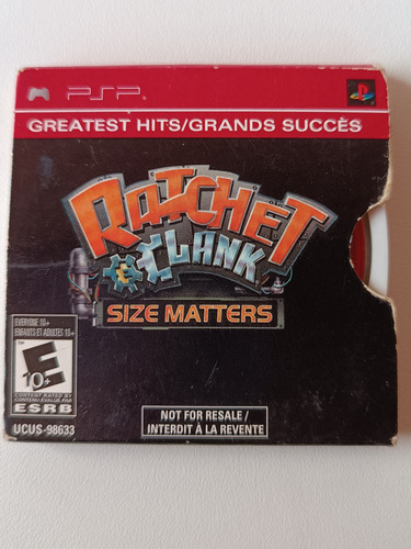 Jogo Psp Ratchet Clank Size Matters Pronta Entrega 