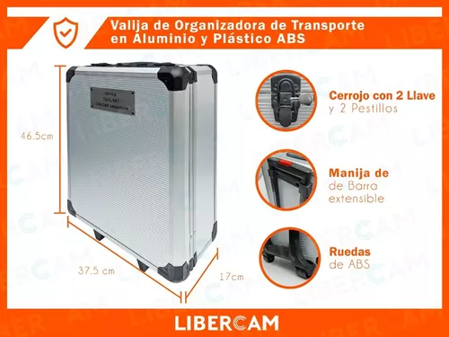 Maletin Caja De Herramientas Set X 3 Aluminio Reforzados S.