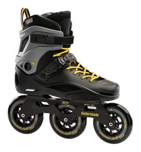 Rollers Rollerblade Rb 110  Unisex (negro/amarillo Azafrán)