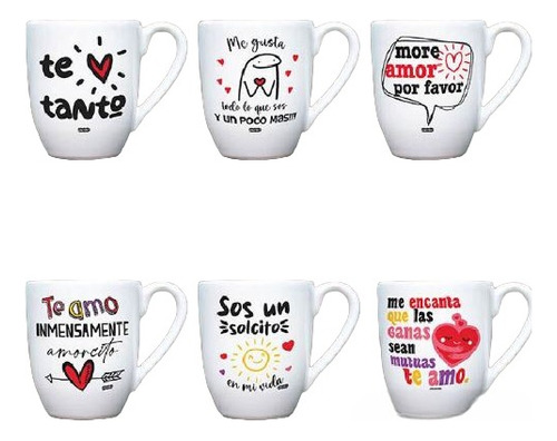 Taza Cerámica Genko Modelos Surtidos X 10 Unidades