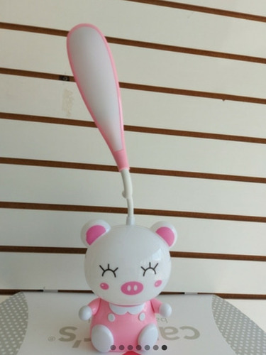 Lámpara Cerdita Niña Recámara Luz Led Lampara Habitacion Usb