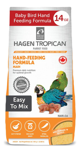 Hari Tropican Bird Food, Hagen Parrot Food Formula De Alimen