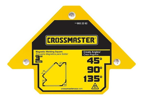 Escuadra Magnetica Crossmaster Para Soldar 3 Pulgadas 11kg