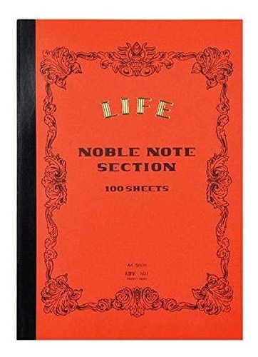Book : Life Noble Notes A4 5mm Squares Ruled Line N31