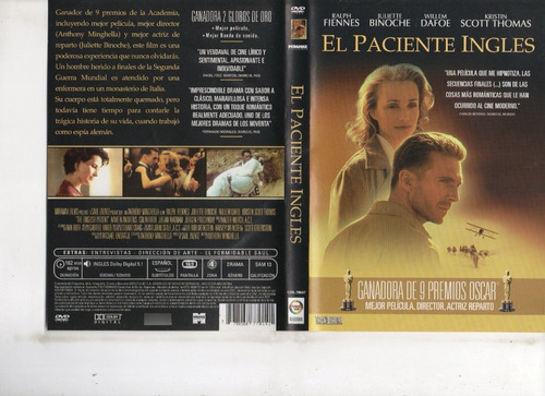 El Paciente Inglés (1996) - Dvd Original - Mcbmi