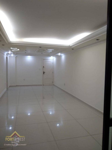 Imagem 4 de 28 de Apartamento Com 3 Dormitórios À Venda, 137 M² Por R$ 650.000,00 - Canto Do Forte - Praia Grande/sp - Ap3065