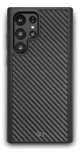 S22 Ultra Capa Carbono Premium Luxo Anti Impacto Antiqueda Cor Preto Samsung Galaxy S22 Ultra