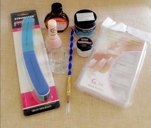 Kit Uñas Acrílicas Sistema Dual