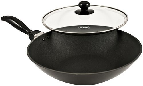 Futura Nonstick Deepfry Pankadhai 20 Litros Con Tapa De Vidr