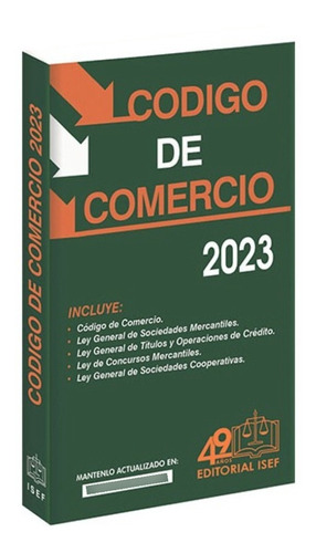 Código De Comercio Editorial Isef Nueva Edª Nuevo Y Original
