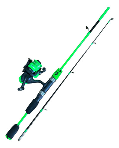 Maleta De Pesca Com Acessórios Molinete Linha Vara Anzol