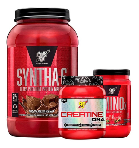 Syntha 6 - 2,9 Lb Bsn + Amino X 435gr + Creatina 309gr